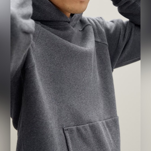 Everlane Men’s The Track Hoodie Gray Size Medium - Picture 3 of 14